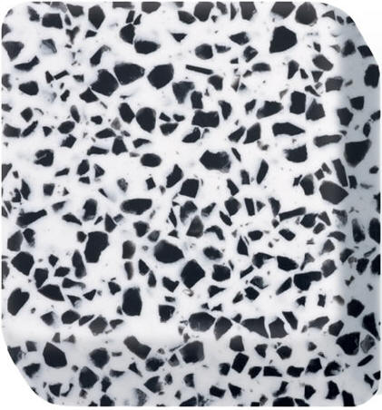 Corian Black Chips